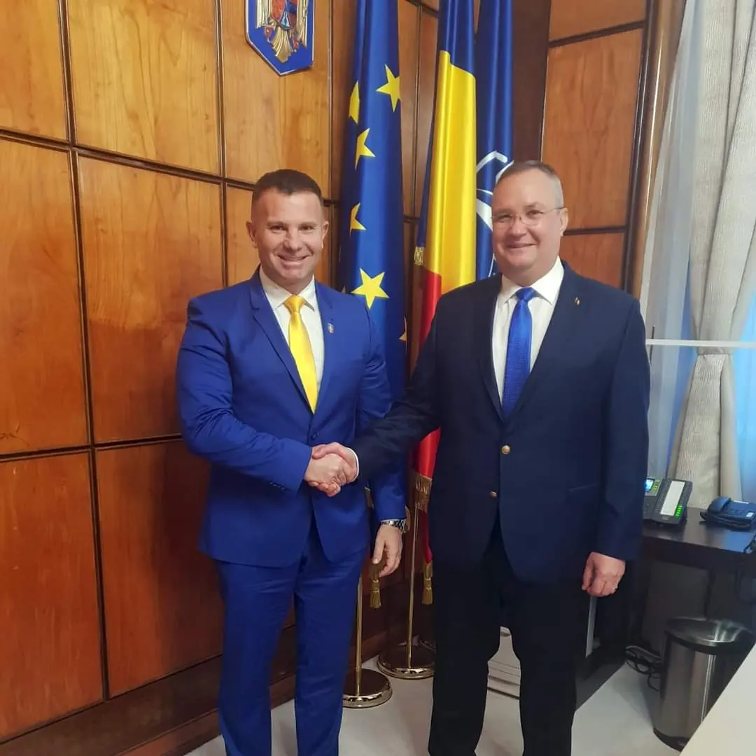 Întâlnire de lucru între președintele FRCF, Gabriel Toncean și prim-ministrul României, Nicolae Ionel Ciucă