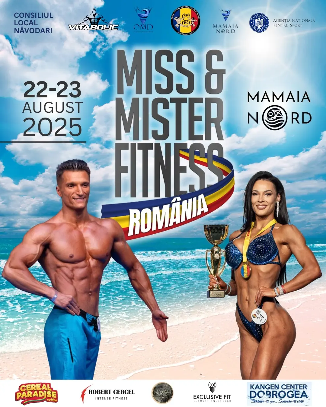 Miss & Mister Fitness România 2025 – Finala Națională pe Plaja Mamaia Nord