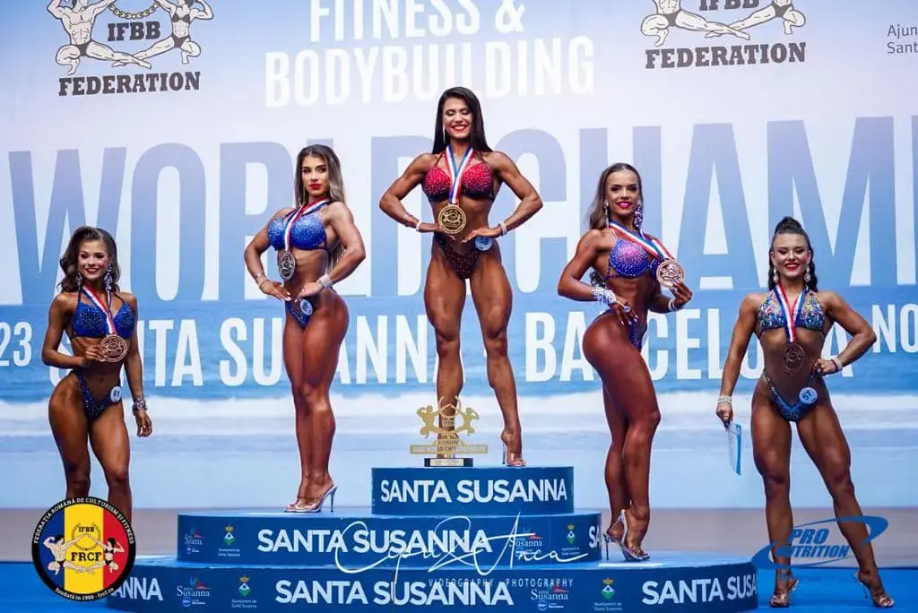 Rezultatele zilelor 4 și 5, propulsează România în topul celor mai bune echipe clasate la Campionatului Mondial de Culturism și Fitness Santa Susanna, Spania